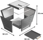 Preview: Grill Welten Raucharme Feuerschale (Firepit) aus Edelstahl – Ash