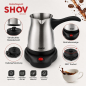 Preview: Shov Elektrischer Mokkakocher 450 ml, 600 W