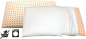 Preview: MAPE Nackenstützkissen viscoelastischer Thermo-Soft-Schaum mit 100% Baumwollbezug, geruchlos (Baby-/Kinder, 50 x 30 x 6 cm)