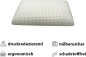 Preview: MAPE neck support pillow viscoelastic thermo-soft foam with 100% cotton cover - odorless