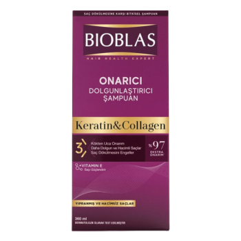 Bioblas Repair & Volume Shampoo Keratin & Kollagen 360 ml