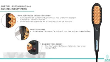 DH1.4P DAFNI Power - Haarglättungsbürste