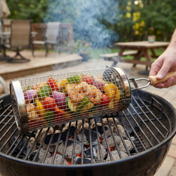 Preview: Grill Welten Grillkorb Edelstahl