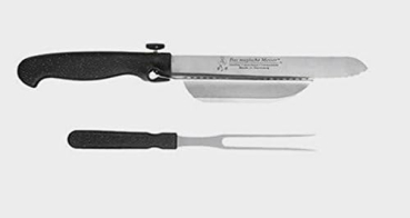 Preview: "Das Magische Messer" Set mit Haltegabel für Linkshänder