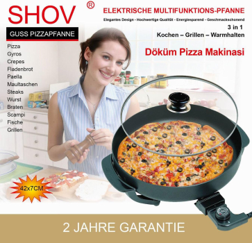 MULTIPFANNE / PIZZAPFANNE ELEKTRO GUSS