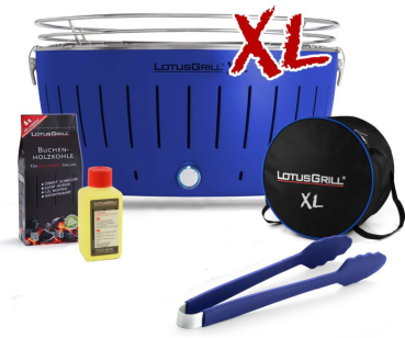 Starter-Set LotusGrill XL Tiefblau, 5-tlg.