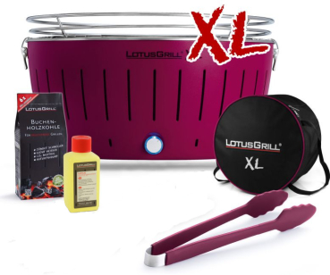 Starter-Set LotusGrill XL Pflaumenlila, 5-tlg.