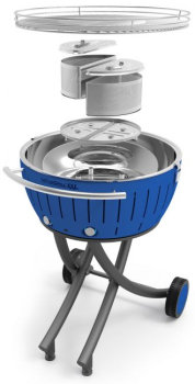 Preview: Starter-Set LotusGrill XXL Tiefblau, 5-tlg