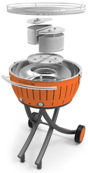 Preview: Starter-Set LotusGrill XXL Mandarinenorange, 5-tlg
