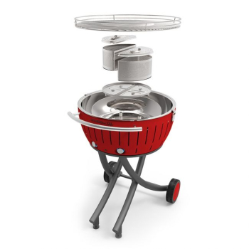 Preview: Starter-Set LotusGrill XXL Feuerrot, 5-tlg