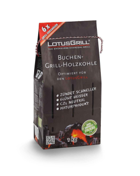 LotusGrill Buchenholzkohle 1kg