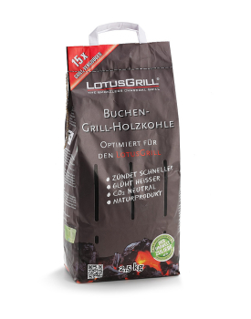 LotusGrill Buchenholzkohle 2,5 kg