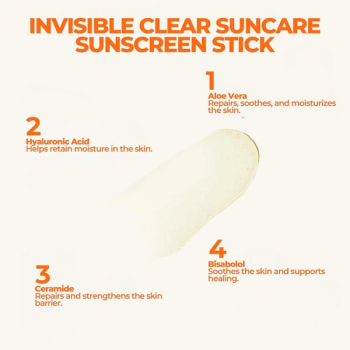 Preview: SINOZ Sinoz Invisible Clear Suncare Stick SPF50+