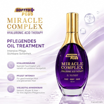 Preview: Softto Plus Miracle Complex Oil hair, body, face - 120 ml