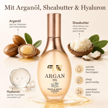 Preview: Softto Plus Argan Oil Face & Body Lotion 120 ml