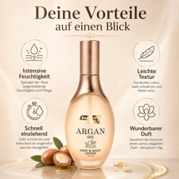 Preview: Softto Plus Argan Oil Face & Body Lotion 120 ml