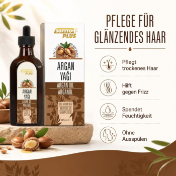 Preview: Softto Plus Argan-Haarpflegeöl, 100 ml