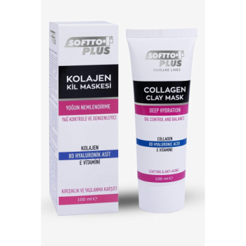 Softto Plus Collagen Clay Mask Deep Hydration - 100 ml