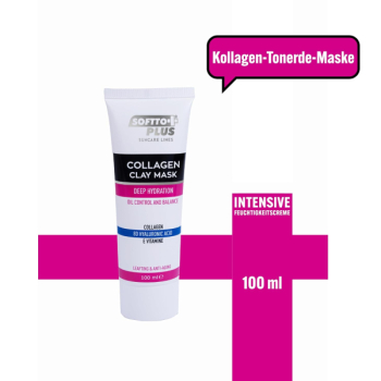 Preview: Softto Plus Collagen Clay Mask Deep Hydration - 100 ml