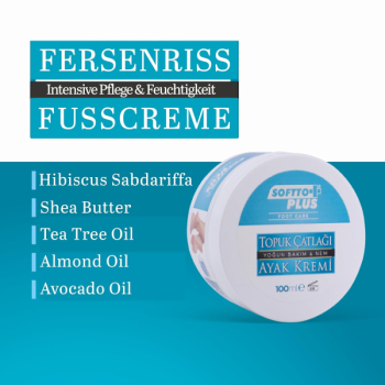 Preview: Softto Plus Fußcreme intenisve Pflege - 100 ml
