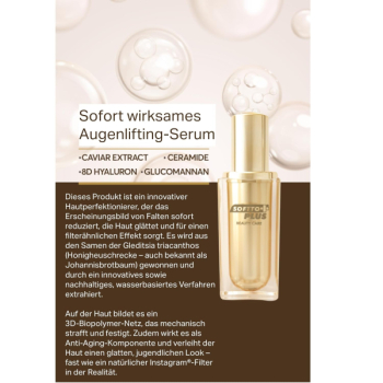 Preview: Softto Plus Ceramilar Magic Touch Face Lifting Eye Serum - 30 ml