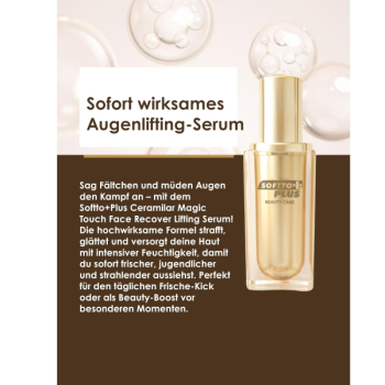 Preview: Softto Plus Ceramilar Magic Touch Face Recover Lifting Serum - 50ml