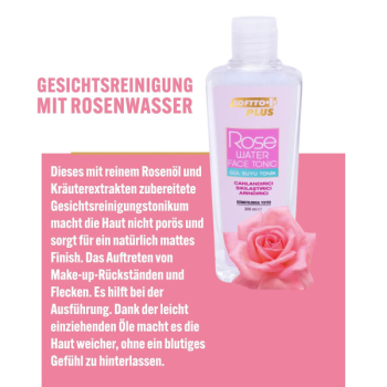 Preview: Softto Plus Rose Water Face Tonic - 200 ml