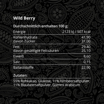 Preview: Takamanda Kakao Wild Berry Nuggets 70 g