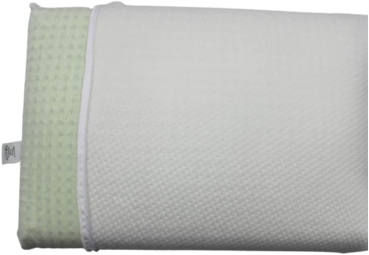 MAPE Nackenstützkissen viscoelastischer Thermo-Soft-Schaum 100% Baumwollbezug. geruchlos (Camping, 50 x 35 x 13,8 cm)