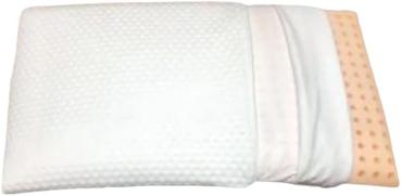 MAPE Nackenstützkissen viscoelastischer Thermo-Soft-Schaum mit 100% Baumwollbezug, geruchlos (Baby-/Kinder, 50 x 30 x 6 cm)
