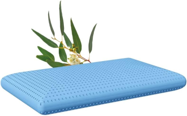 MAPE Duftkissen Nackenstützkissen viscoelastischer Thermo-Soft-Schaum mit 100% Baumwollbezug (Eukalyptus, 73 x 43 x 13,8 cm)