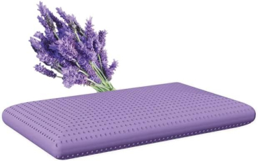 MAPE Duftkissen Nackenstützkissen viscoelastischer Thermo-Soft-Schaum mit 100% Baumwollbezug (Lavendel, 73 x 43 x 13,8 cm)