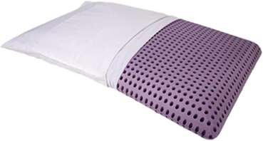 Preview: MAPE Duftkissen Nackenstützkissen viscoelastischer Thermo-Soft-Schaum mit 100% Baumwollbezug (Lavendel, 73 x 43 x 13,8 cm)