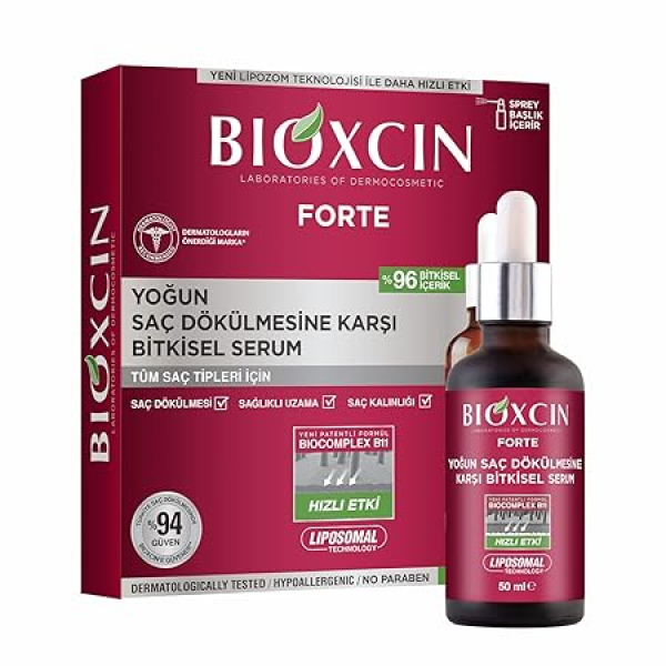Bioxcin Forte pflanzliches Serum 3x50 ml - gegen starken Haarausfall