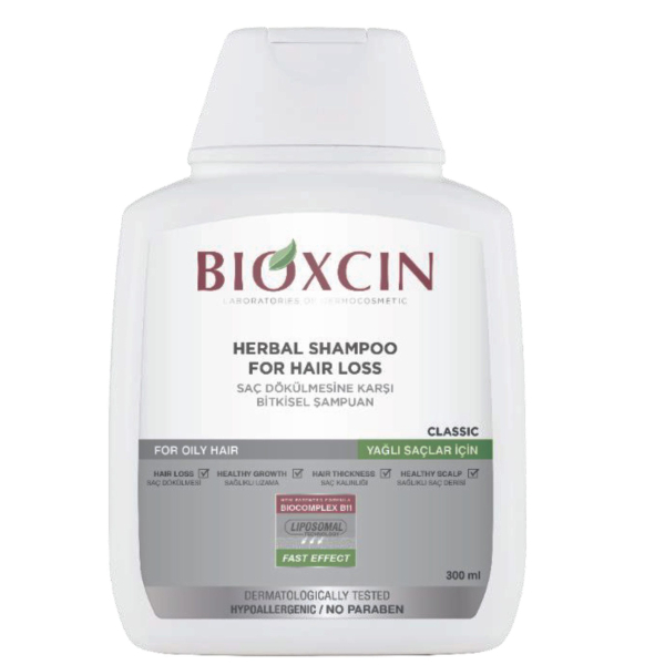 Bioxcin herbal shampoo against hair loss for oily hair 300 ml