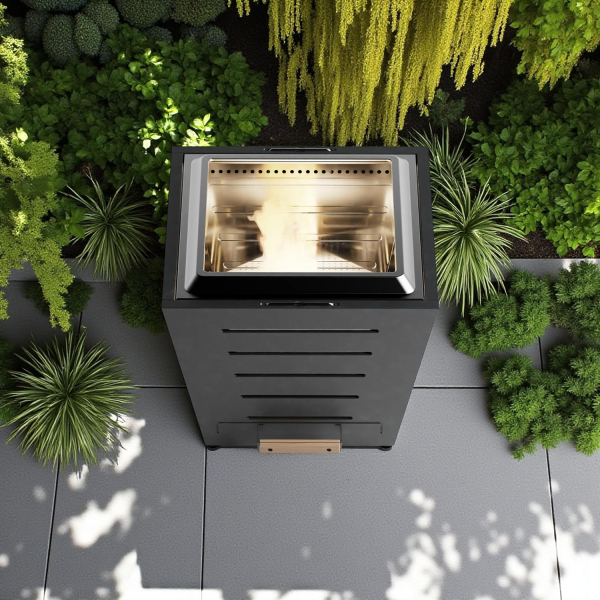Grill Welten Raucharme Feuerschale (Firepit) aus Edelstahl – Ash