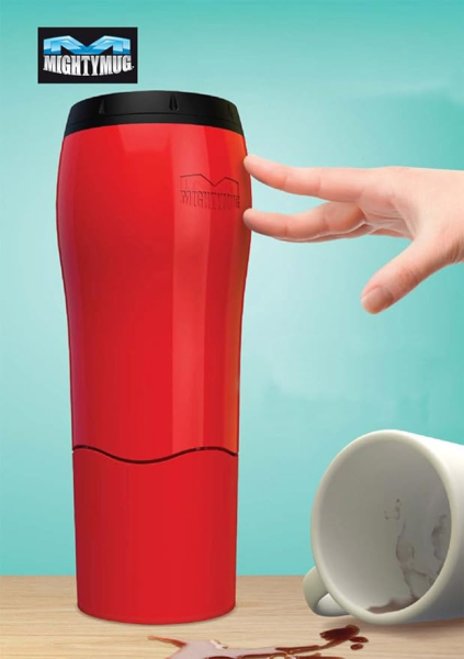 Mighty Mug thermo mug to go - the mug that won't fall over