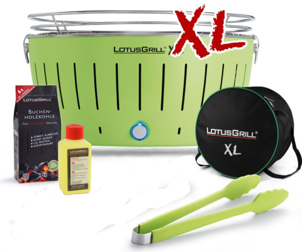 Starter-Set LotusGrill XL Limettengrün, 5-tlg.