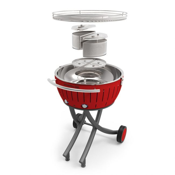 Starter set, LotusGrill XXL Fire Red, 5 pcs.