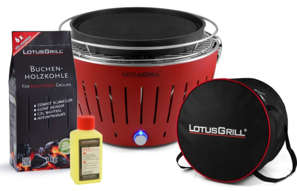 Asia-Set LotusGrill Classic Feuerrot, 5-tlg.