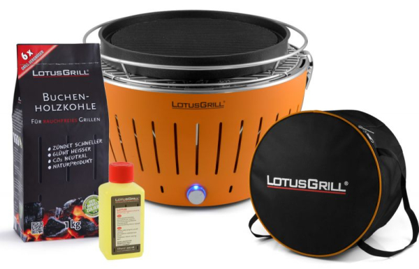 Asia-Set LotusGrill Classic Mandarinenorange, 5-tlg.