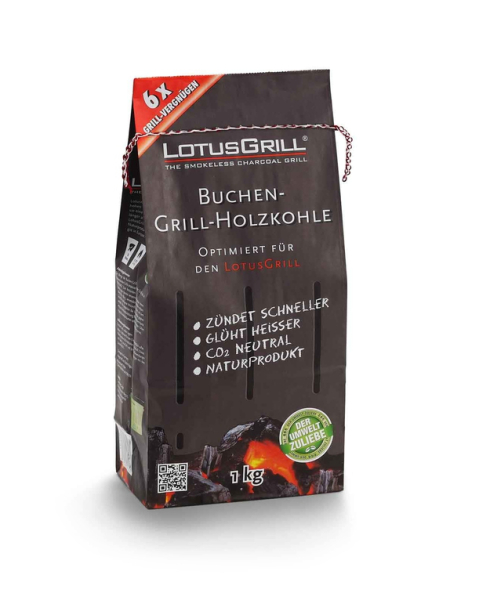 LotusGrill Buchenholzkohle 1kg
