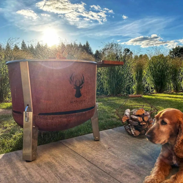 Masuria Wild Bar für Alpha 600 – Eichenholz, Edelstahlgriff