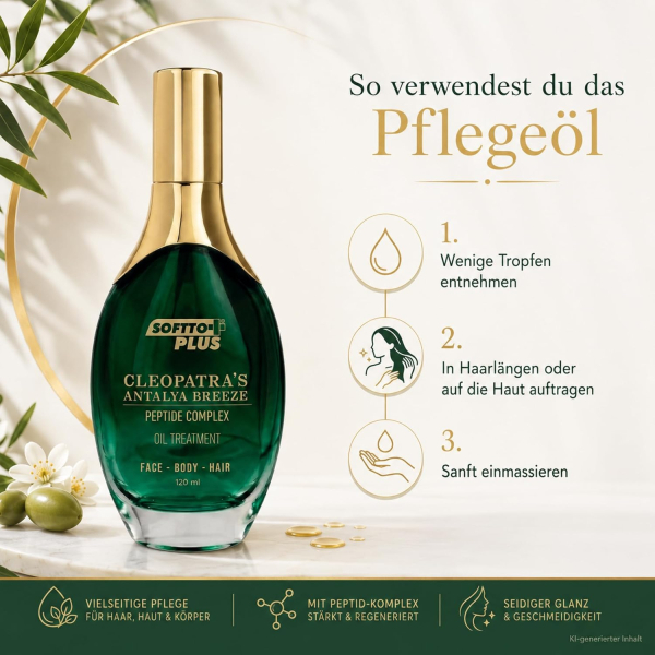 Softto Plus Cleopatra’s Antalya Breeze Oil hair, body, face - 120 ml