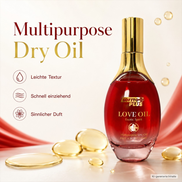 Softto Plus Love Oil hair, body, face - 120 ml