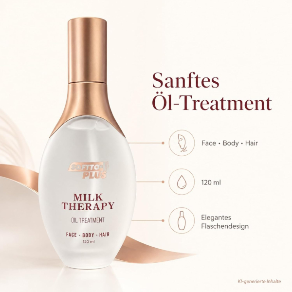 Softto Plus Milk Therapy Oil hair, body, face - 120 ml