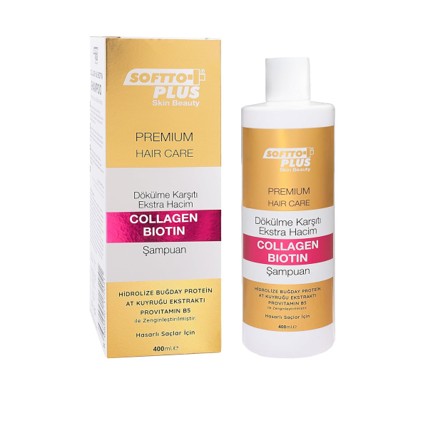 Softto Plus Collagen & Biotin Shampoo - 400 ml