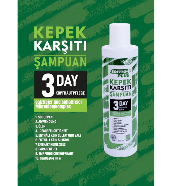 Softto Plus Anti-Schuppen-Shampoo - 250 ml