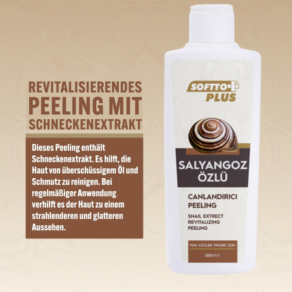Softto Plus Snail Extract Peeling - 200 ml