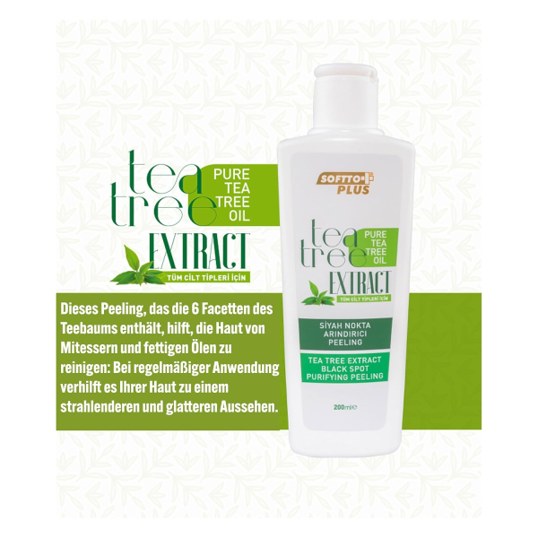 Softto Plus Tea Tree Extract Peeling - 200 ml